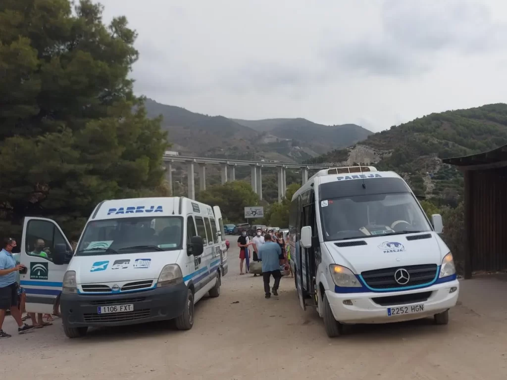 Como llegar a Playa del Canuelo Nerja