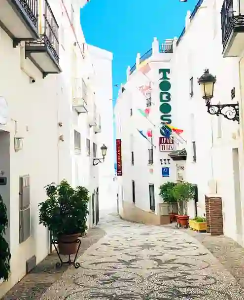 acceso a playa el salon nerja